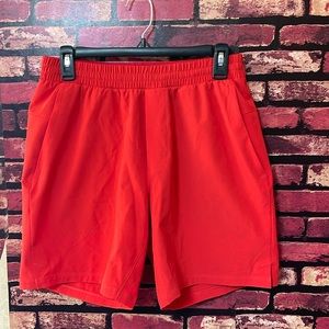 Lululemon 7” short size medium red